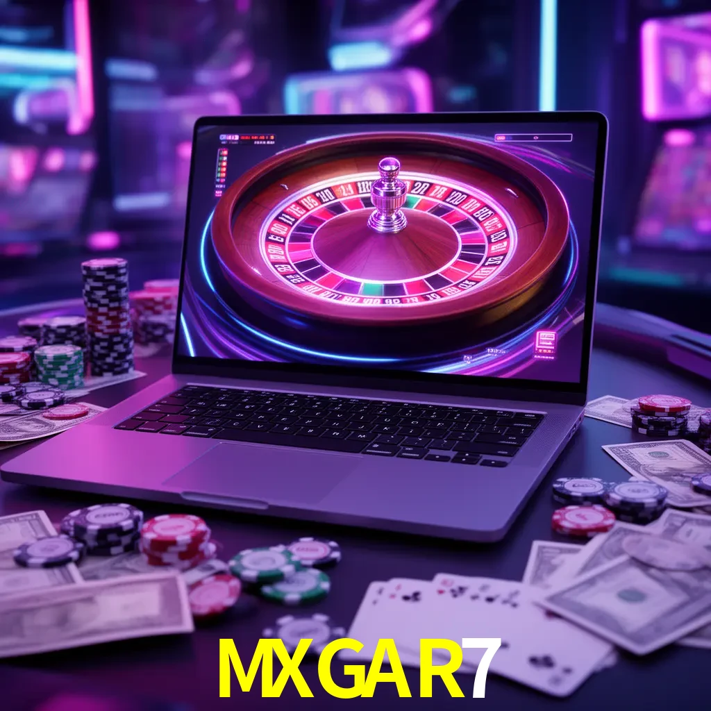 Centro móvil MXGAR7 con casino, cajero, bonos, app y acceso de cuenta para México